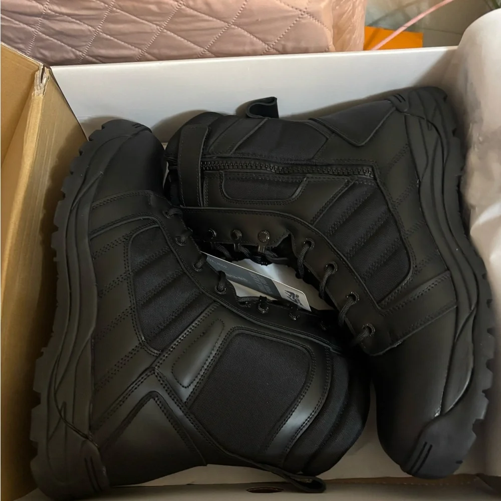 Men's Black Tactical Boots - Picture 6 of 7